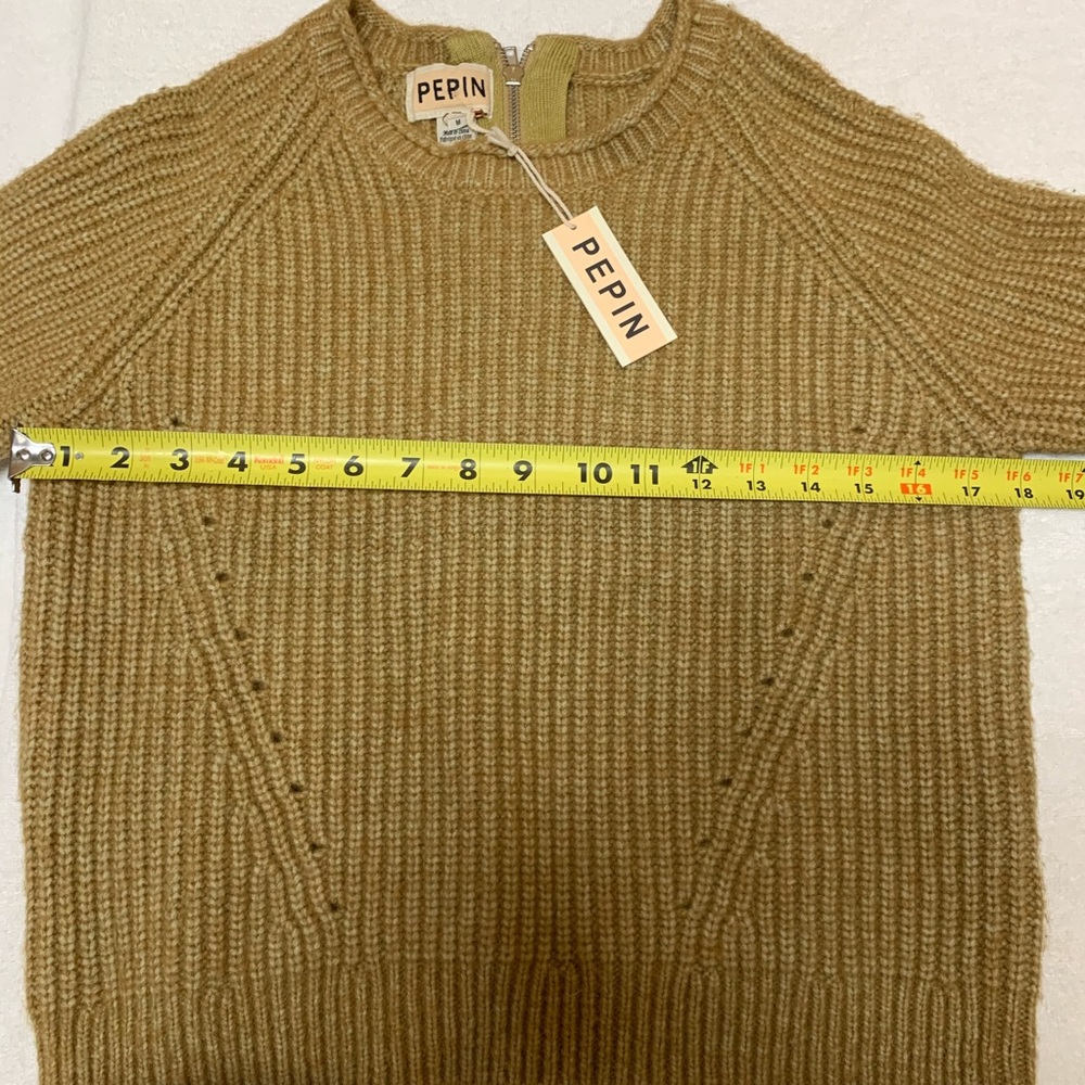 NWT! Pepin (Anthro) crew neck sweater size M - Picture 5 of 6